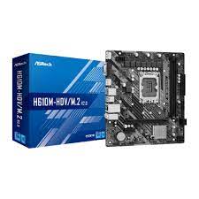 Pilt ASRock | H610M-HVS/M.2 R2.0 | Processor family Intel | Processor socket LGA1700 | DDR4 DIMM | Memory slots 2 | Supported hard disk drive interfaces SATA3, M.2 | Number of SATA connectors 4 | Chipset H610 | Micro ATX