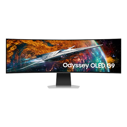 Pilt Samsung | Odyssey OLED G9 G95SC Monitor | LS49CG950SUXDU | 49 " | QHD | 32:9 | 240 Hz | 0.03 ms | 5120 x 1440 | 250 cd/m² | HDMI ports quantity 1 | Silver