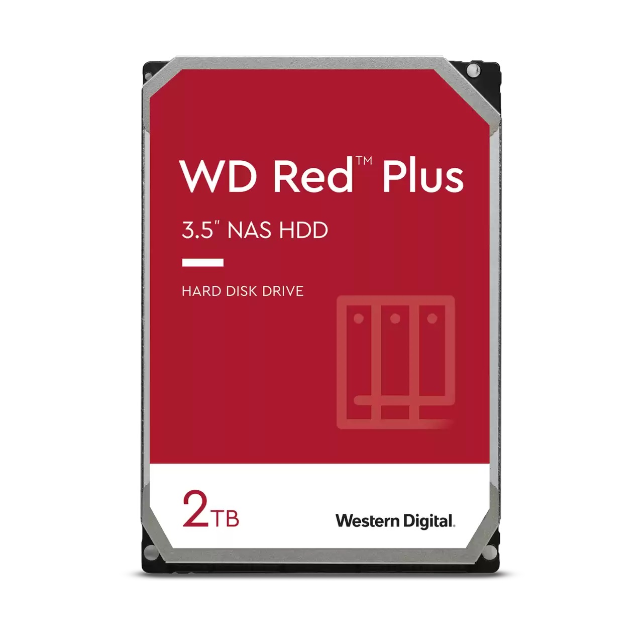 Pilt Western Digital | Red Plus NAS Hard Drive | WD20EFPX | 5400 RPM | 2000 GB | 64 MB