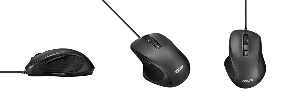 Pilt Asus | Ergonomic Mouse | UX300 PRO | Wired optical mouse | Wired optical | USB 2.0 | Black