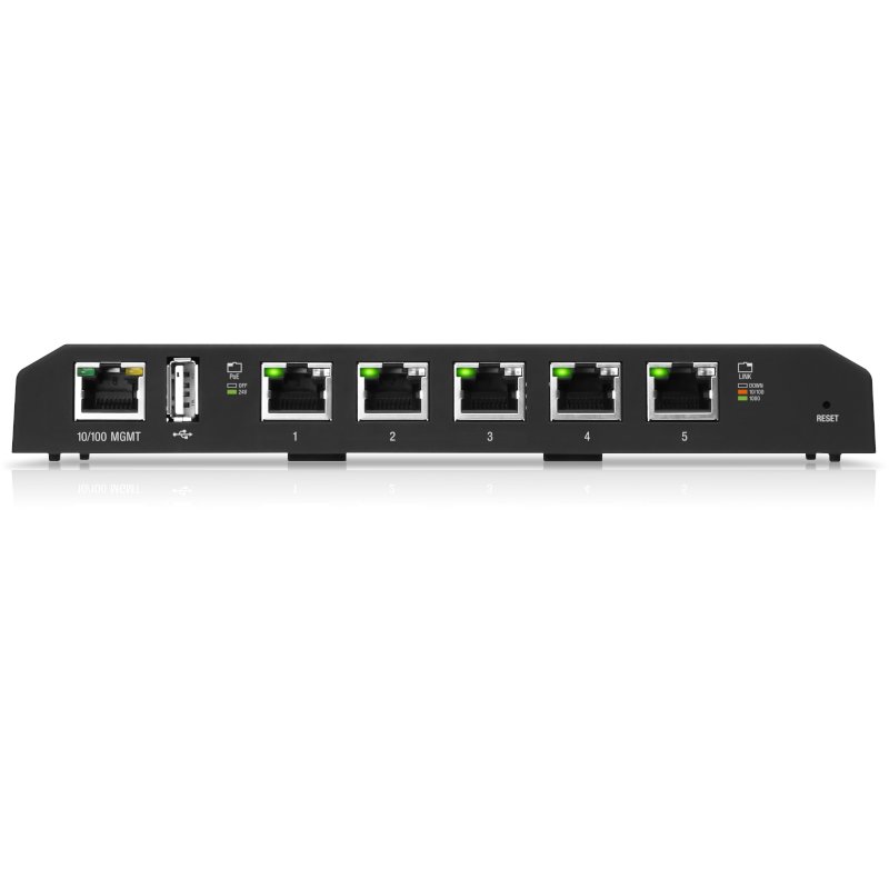 Pilt Ubiquiti | EdgeSwitch | ES-5XP | Web managed | Wall mountable | 10/100 Mbps (RJ-45) ports quantity 1 | 1 Gbps (RJ-45) ports quantity 5 | Passive PoE ports quantity 5