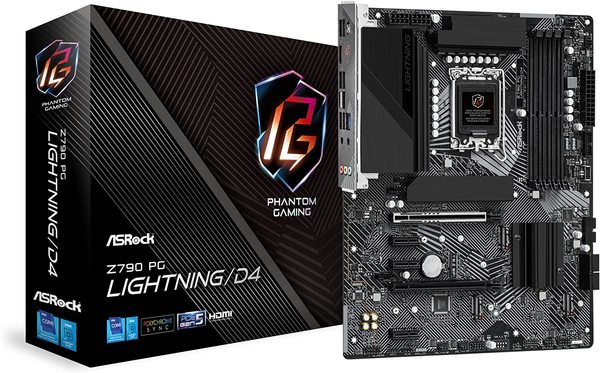 Pilt ASRock | Z790 PG LIGHTNING/D4 | Processor family Intel | Processor socket LGA1700 | DDR4 DIMM | Memory slots 4 | Supported hard disk drive interfaces SATA3, M.2 | Number of SATA connectors 4 | Chipset Z790 | ATX