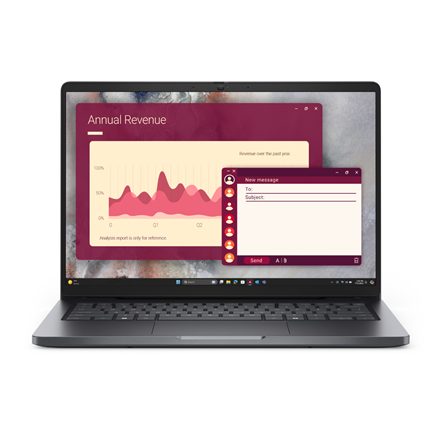 Pilt Dell Pro 14 | Platinum silver | 14 " | IPS | FHD+ | 1920 x 1200 pixels | Anti-glare | AMD Ryzen AI 7 PRO | 350 | 16 GB | DDR5 | Solid-state drive capacity 1000 GB | AMD Radeon 860M Graphics | Windows 11 Pro | 802.11ax | Keyboard language English | Keyboard backlit | Warranty 36 month(s) | Battery warranty 12 month(s)