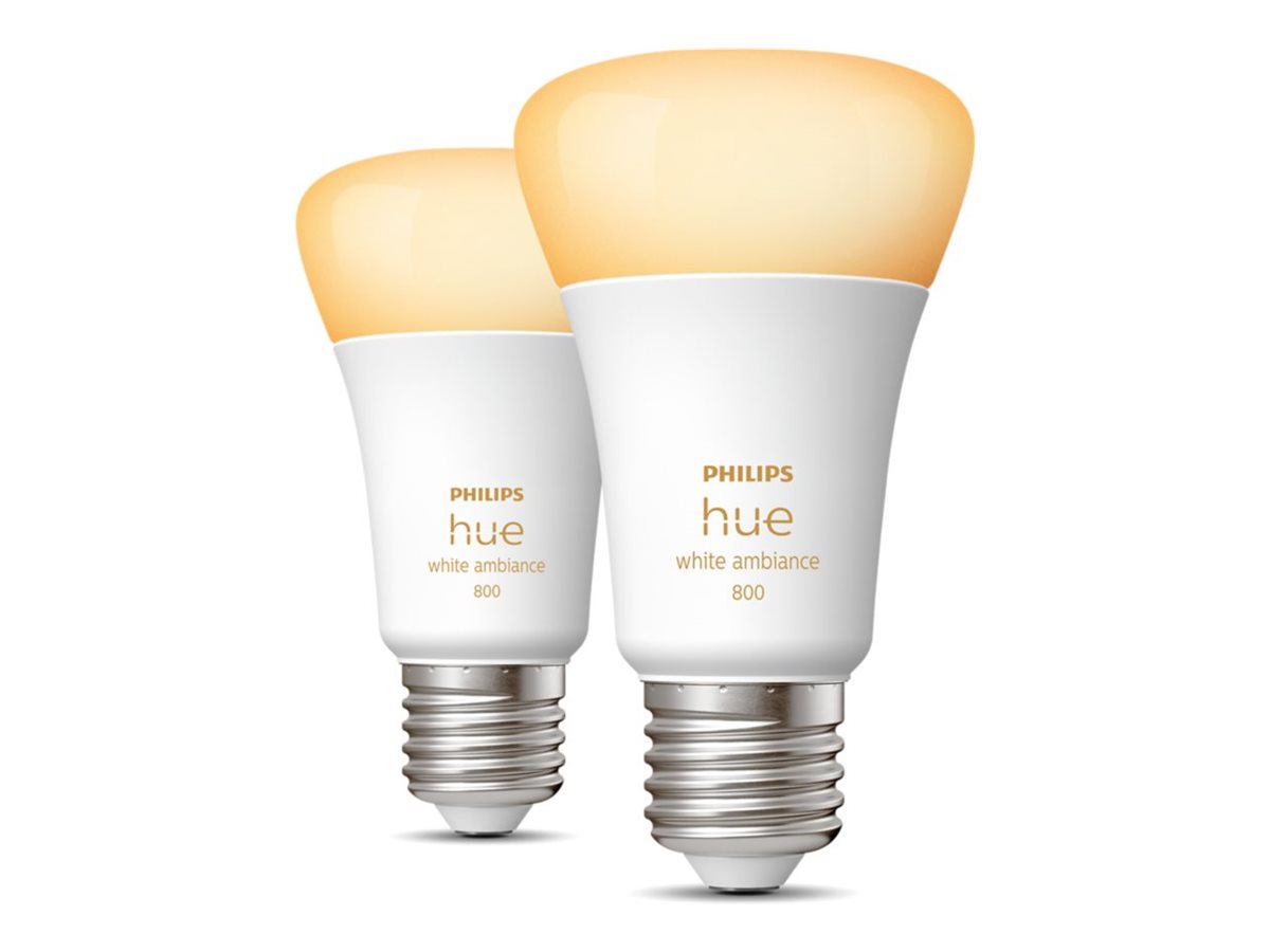 Pilt Philips Hue | WA 9W A60 E27 2pcs pack | E27 | 9 W | Warm White 2200-6500K | Bluetooth and Zigbee