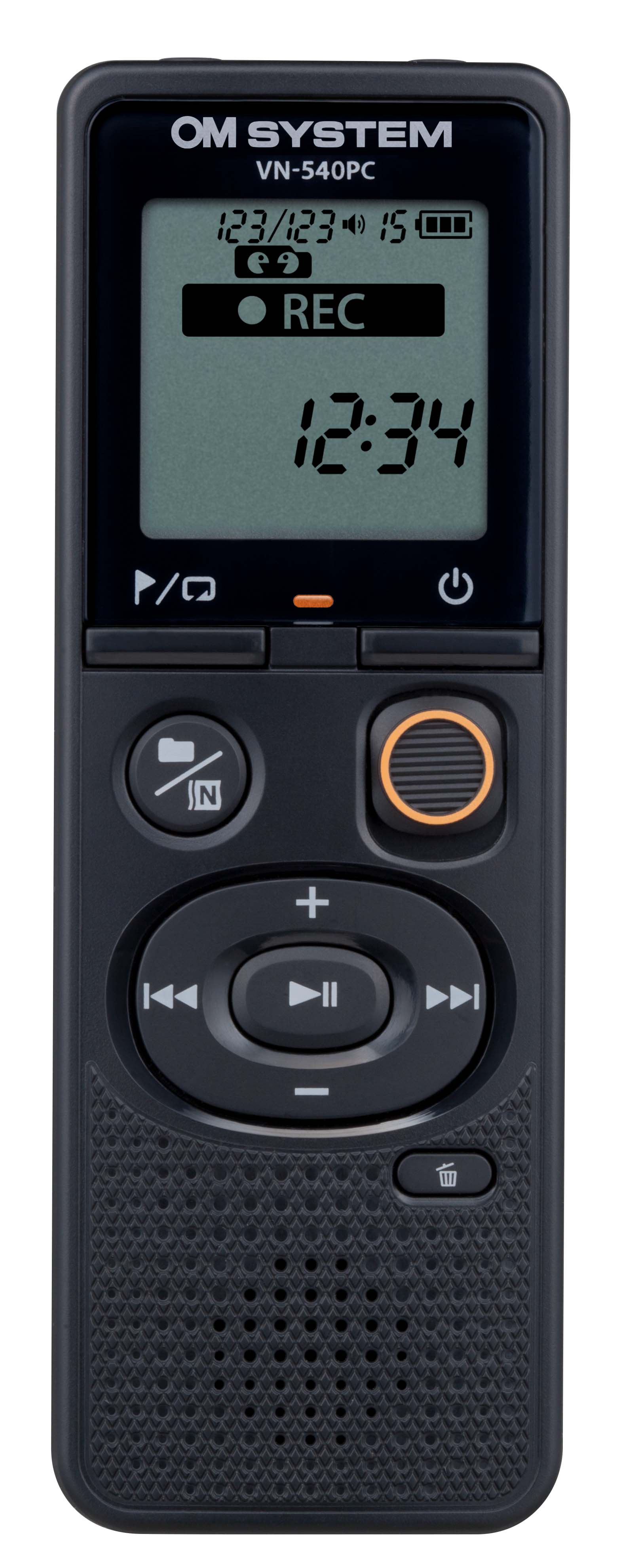 Pilt Olympus | Digital Voice Recorder (OM Branded) | VN-540PC | Black | Segment display 1.39  | WMA