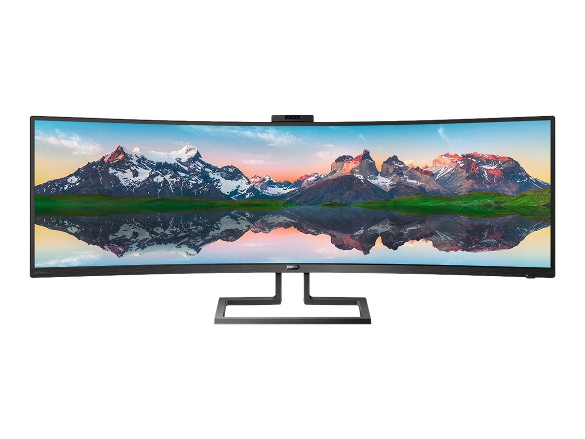 Pilt Philips | SuperWide curved LCD display | 499P9H/00 | 48.8 " | VA | Dual QHD | 32:9 | 70 Hz | 5 ms | 5120 x 1440 pixels | 450 cd/m² | Headphone out | HDMI ports quantity 2 | Black