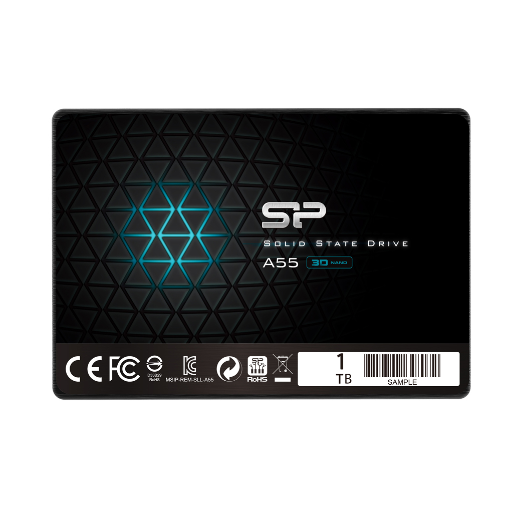 Pilt Silicon Power | A55 | 1000 GB | SSD form factor | SSD interface SATA | Read speed 560 MB/s | Write speed 530 MB/s