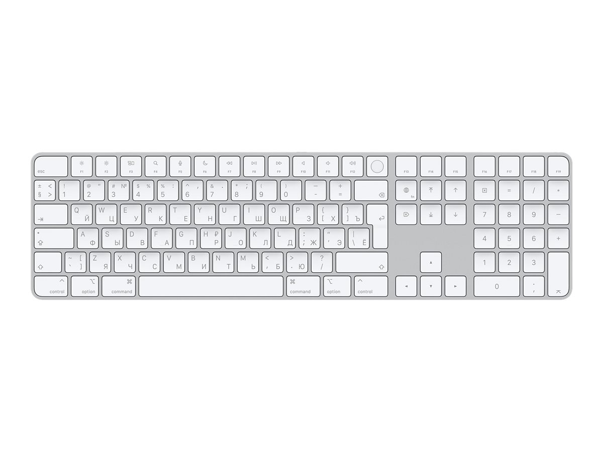 Pilt Magic Keyboard with Touch ID and Numeric Keypad for Mac computers with Apple silicon - Russian | Apple