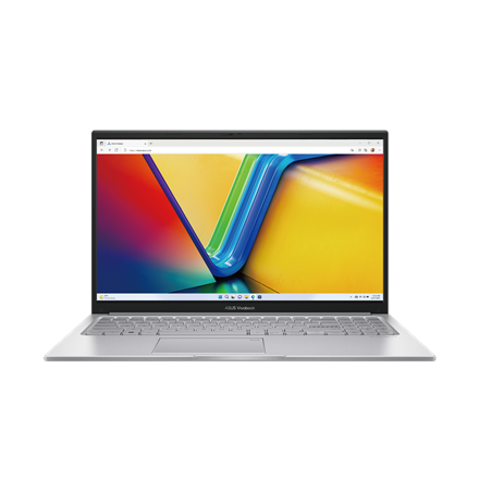 Pilt Asus | Vivobook 15 F1504VA-BQ146W | Cool Silver | 15.6 " | IPS | FHD | 1920 x 1080 pixels | Anti-glare | Intel Core 5 | 120U | 8 GB | DDR4 | Solid-state drive capacity 1000 GB | Intel Graphics | Windows 11 Home | 802.11ax | Bluetooth version 5.2 | Keyboard language English | Keyboard backlit | Warranty 24 month(s)