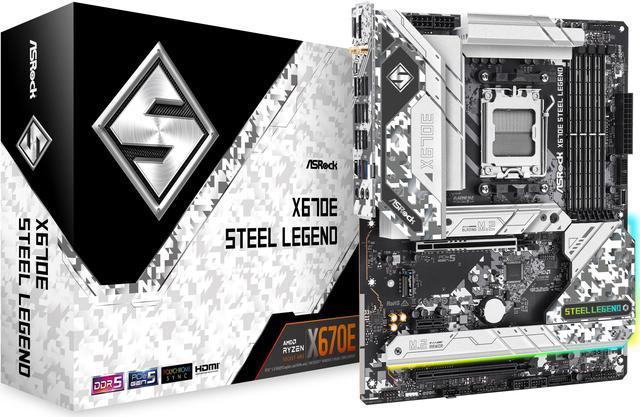 Pilt ASRock | B760M Steel Legend WiFi | Processor family Intel | Processor socket LGA1700 | DDR5 DIMM | Memory slots 4 | Supported hard disk drive interfaces SATA3, 3 Hyper M.2 | Number of SATA connectors 4 | Chipset B760 | Micro ATX