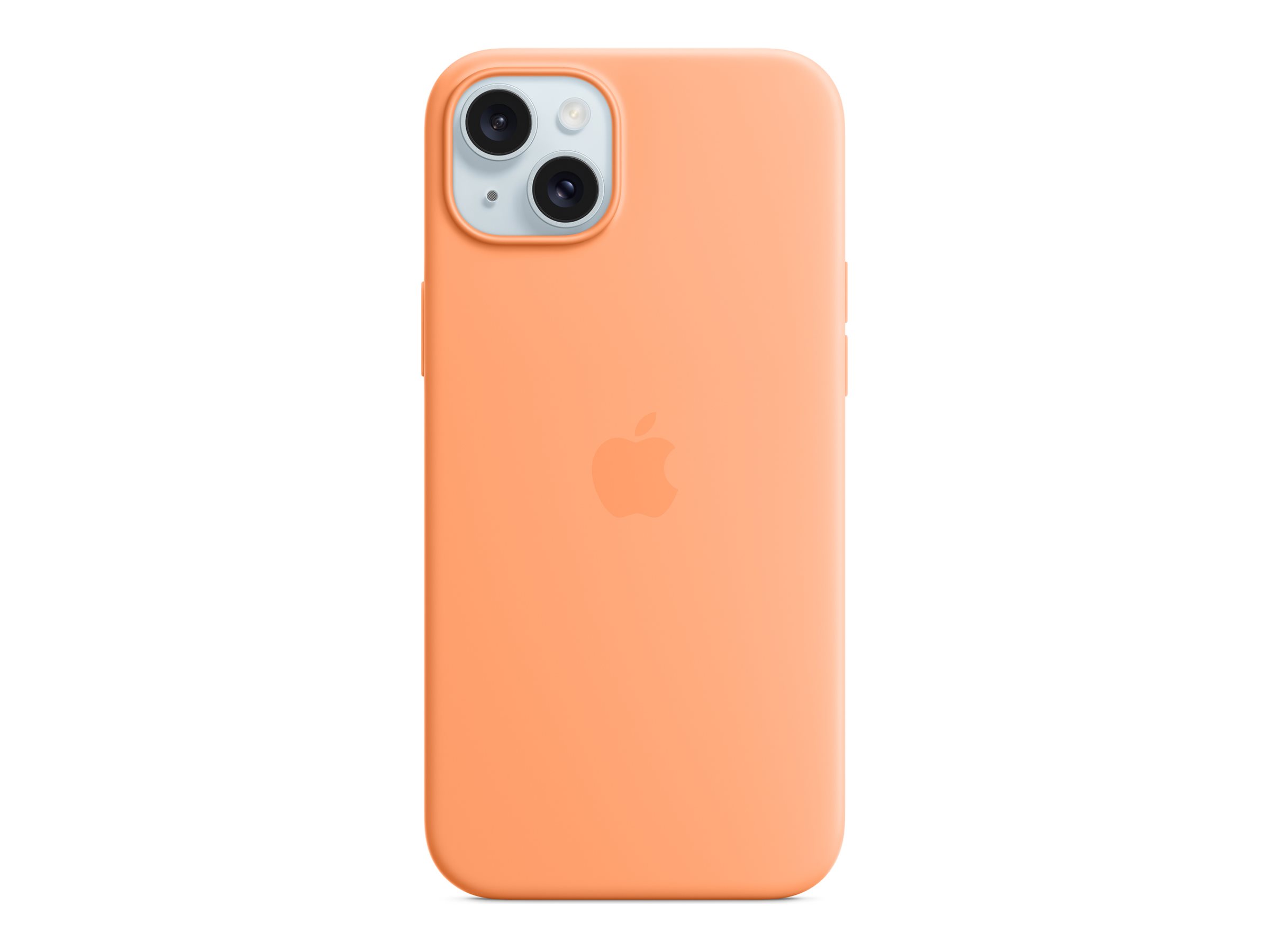 Pilt Apple iPhone 15 Plus Silicone Case with MagSafe - Orange Sorbet | Apple | iPhone 15 Plus Silicone Case with MagSafe | Case with MagSafe | Apple | iPhone 15 Plus | Silicone | Orange Sorbet