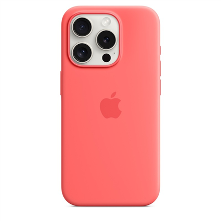 Pilt Apple | Silicone Case with MagSafe | Case with MagSafe | Apple | iPhone 15 Pro | Silicone | Guava