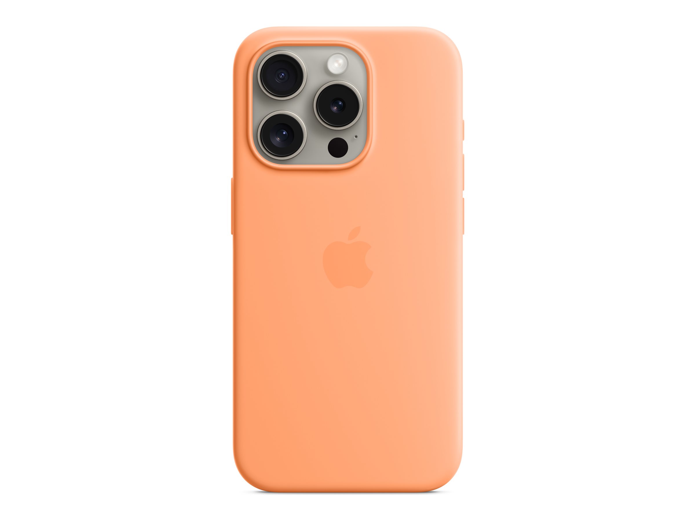 Pilt Apple | Silicone Case with MagSafe | Case with MagSafe | Apple | iPhone 15 Pro | Silicone | Orange Sorbet