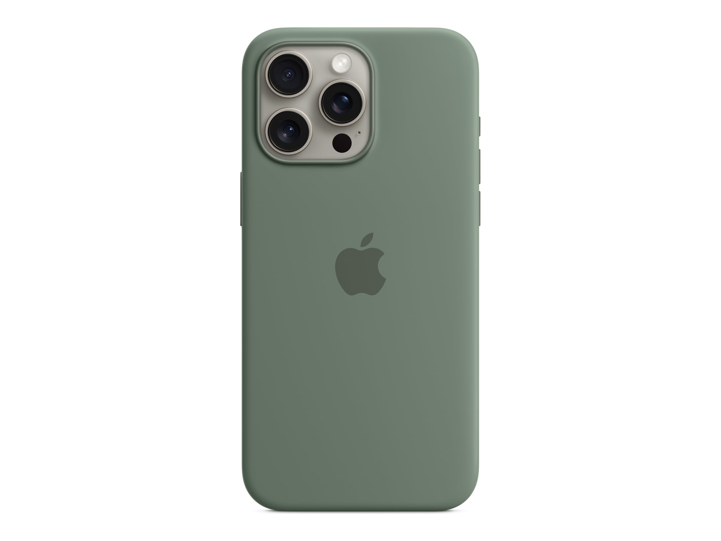 Pilt Apple Back cover for mobile phone - MagSafe compatibility iPhone 15 Pro Max Green | Apple | iPhone 15 Pro Max back cover with MagSafe | Back cover with MagSafe | Apple | iPhone 15 Pro Max | Silicone | Green