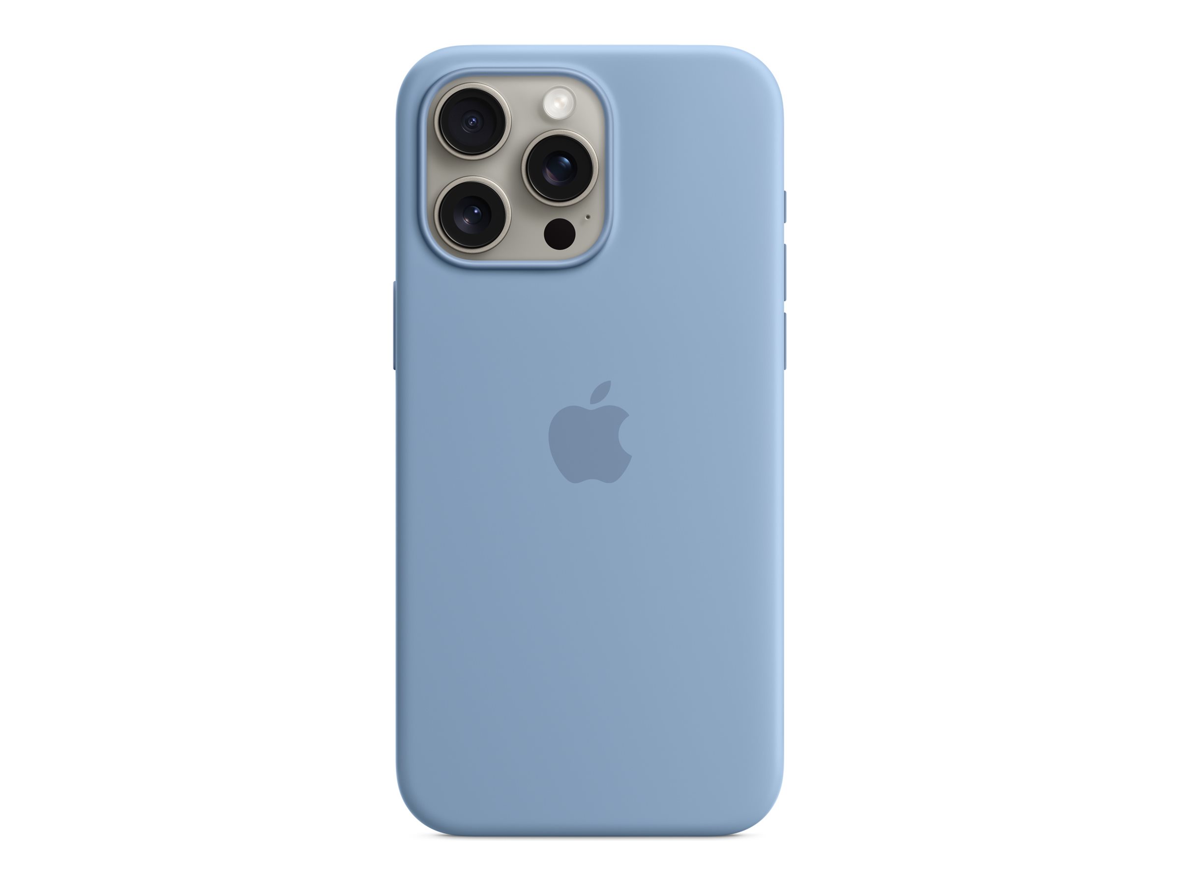 Pilt Apple iPhone 15 Pro Max Silicone Case with MagSafe - Winter Blue | Apple | iPhone 15 Pro Max Silicone Case with MagSafe | Case with MagSafe | Apple | iPhone 15 Pro Max | Silicone | Winter Blue