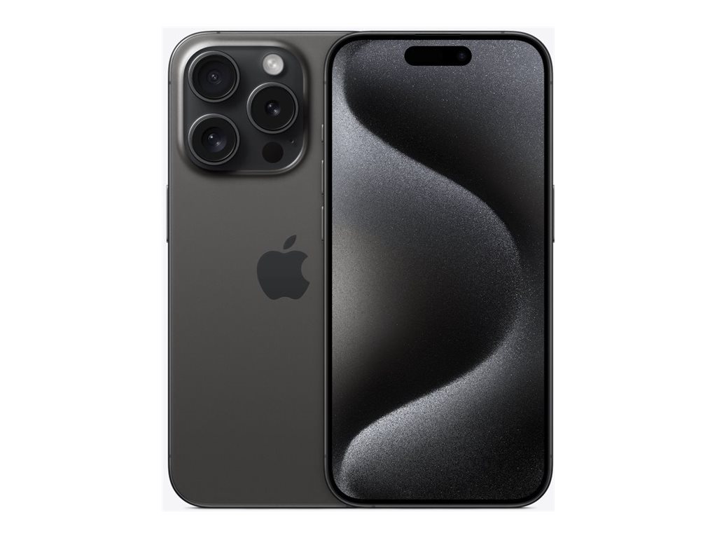 Pilt Apple | iPhone 15 Pro | Black Titanium | 6.1 " | Super Retina XDR display with ProMotion | Apple | A17 Pro | Internal RAM 8 GB | 128 GB | Dual SIM | Nano-SIM and eSIM | 3G | 4G | 5G | Main camera 48+12+12 MP | Secondary camera 12 MP | iOS | 17