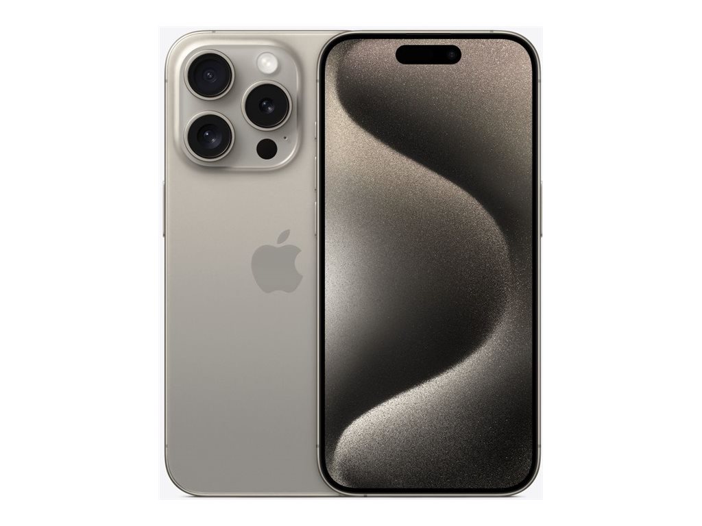 Pilt Apple | iPhone 15 Pro | Natural Titanium | 6.1 " | Super Retina XDR display with ProMotion | Apple | A17 Pro | Internal RAM 8 GB | 128 GB | Dual SIM | Nano-SIM and eSIM | 3G | 4G | 5G | Main camera 48+12+12 MP | Secondary camera 12 MP | iOS | 17