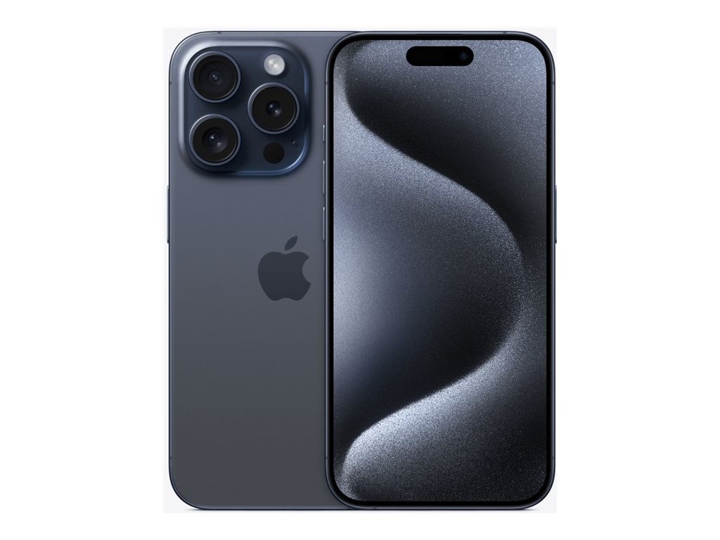 Pilt Apple | iPhone 15 Pro | Blue Titanium | 6.1 " | Super Retina XDR display with ProMotion | Apple | A17 Pro | Internal RAM 8 GB | 128 GB | Dual SIM | Nano-SIM and eSIM | 3G | 4G | 5G | Main camera 48+12+12 MP | Secondary camera 12 MP | iOS | 17