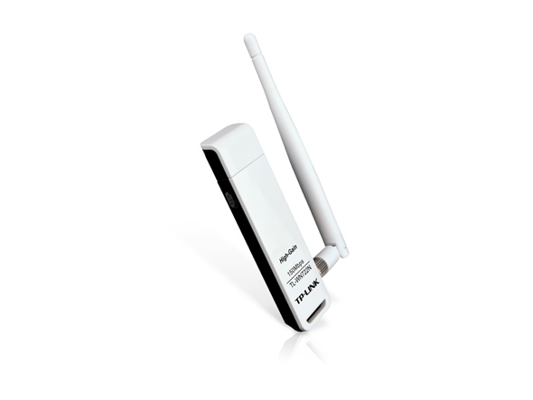 Pilt TP-LINK | USB 2.0 Adapter | TL-WN722N | 2.4GHz, 802.11n, 150 Mbps, 1xDetachable antenna 4dBi