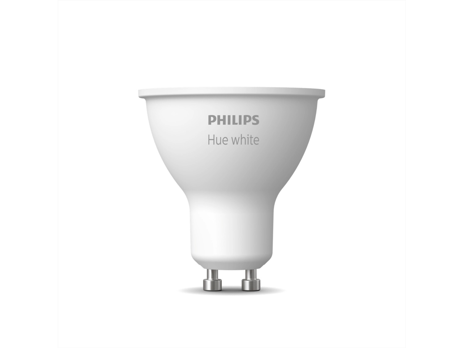 Pilt Philips Hue W 5.2W GU10 Philips Hue | W 5.2W GU10 | GU10 | 5.2 W | Warm White | Bluetooth and Zigbee