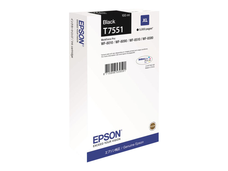 Pilt Epson T7551 XL | Ink Cartridge | Black