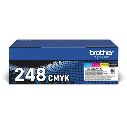 Pilt Brother TN-248VAL | Toner cartridge, Value pack with all 4 toners | 1000 pages