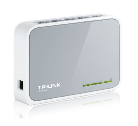 Pilt TP-LINK | Switch | TL-SF1005D | Unmanaged | Desktop | 10/100 Mbps (RJ-45) ports quantity 5 | Power supply type External | 36 month(s)