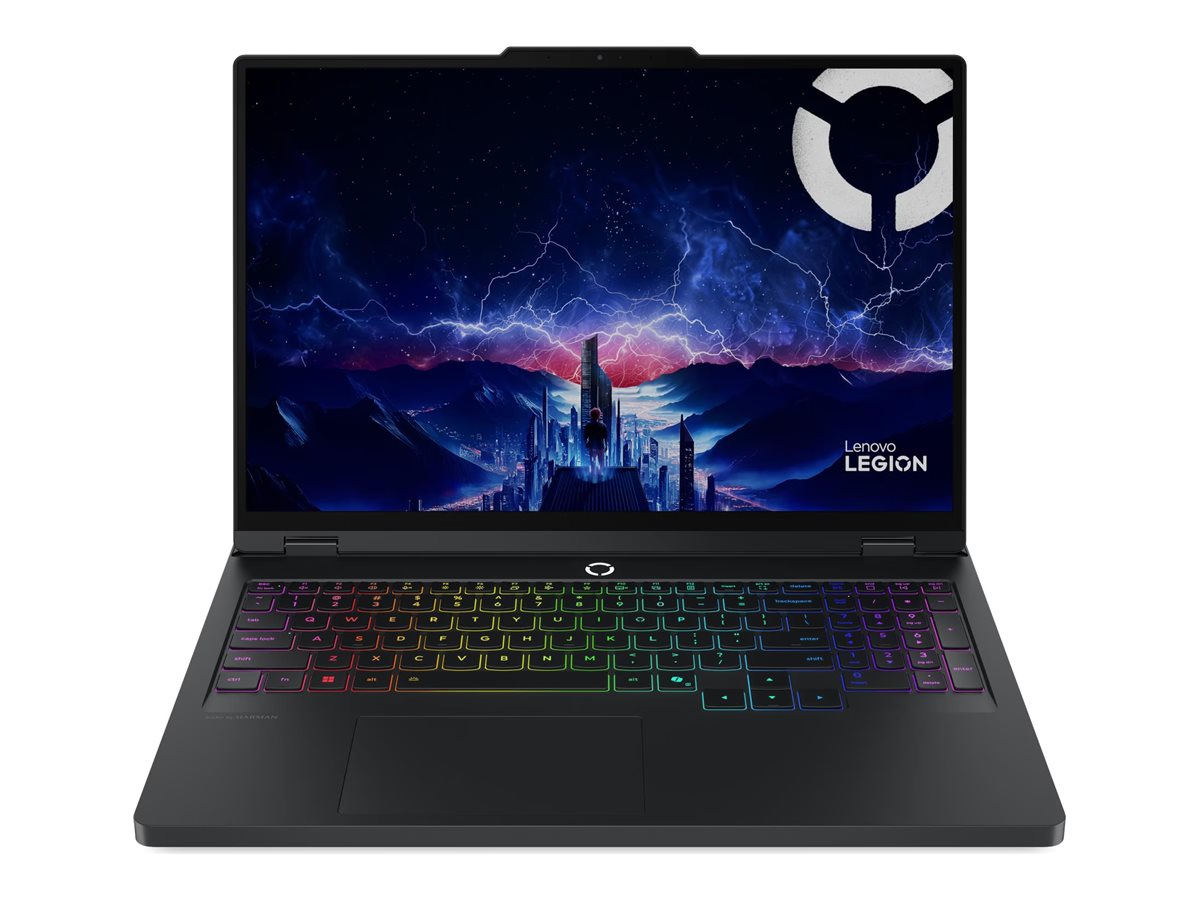 Pilt Lenovo Legion Pro 5 16IAX10H | Eclipse Black | 16 " | OLED | WQXGA | 2560 x 1600 pixels | Intel Core Ultra 9 | 275HX | 32 (2x16GB) GB | SODIMM DDR5 | Solid-state drive capacity 2000 GB | NVIDIA GeForce RTX 5070 Ti | GDDR7 | 12 GB | Windows 11 Home | 802.11ax | Bluetooth version 5.2 | Keyboard language Nordic | Keyboard backlit | Warranty 24 month(s) | Battery warranty 12 month(s)