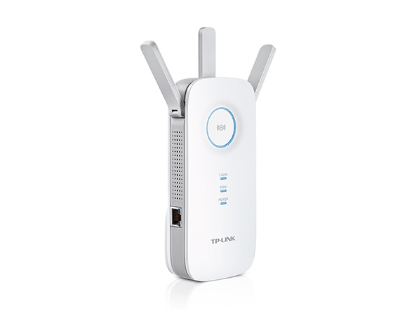 Pilt TP-LINK | Extender | RE450 | 802.11ac | 2.4GHz/5GHz | 450+1300 Mbit/s | 10/100/1000 Mbit/s | Ethernet LAN (RJ-45) ports 1 | MU-MiMO No | no PoE | Antenna type 3xExternal