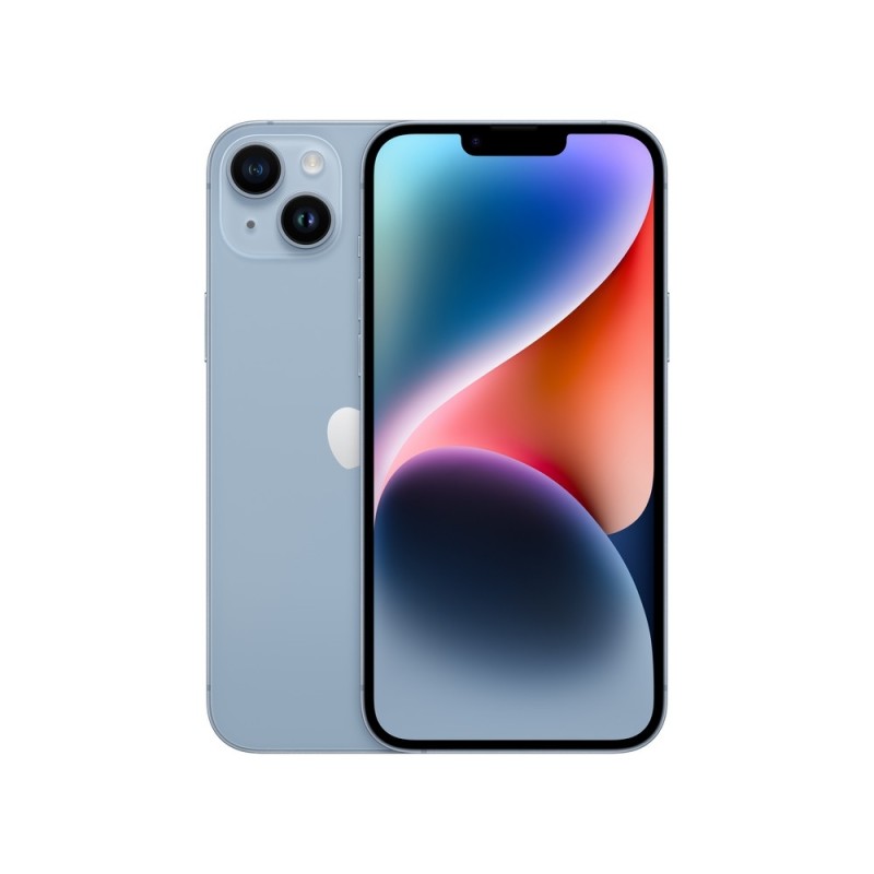 Pilt Apple | iPhone 14 Plus | Blue | 6.7 " | Super Retina XDR display | Apple | A15 Bionic (5 nm) | Internal RAM 6 GB | 256 GB | Dual SIM | Nano-SIM | 3G | 4G | 5G | Main camera 12+12 MP | Secondary camera 12 MP | iOS | 16 | 4323 mAh