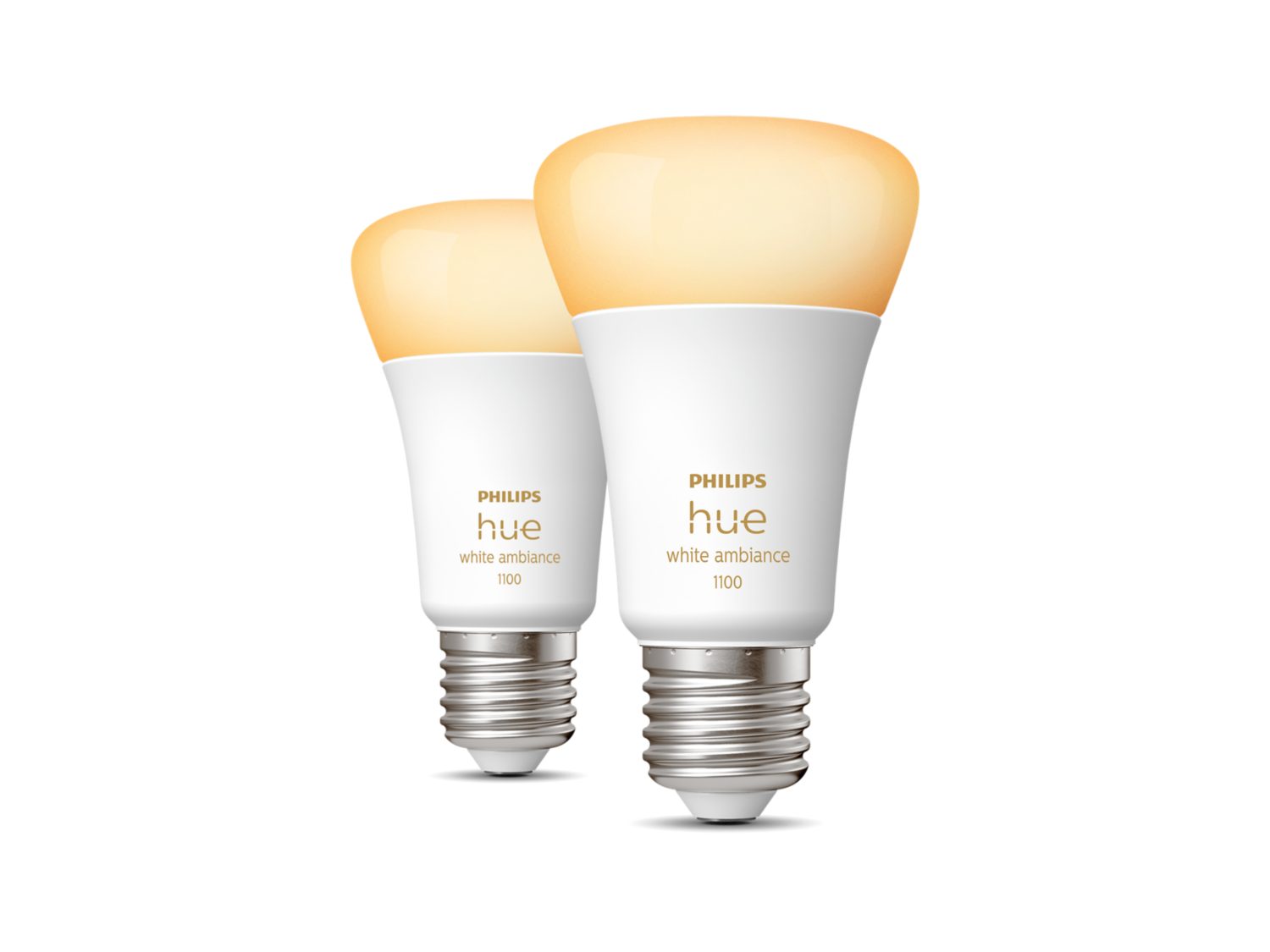 Pilt Philips Hue | WA 11W A60 E27 2pcs pack | E27 | 11 W | Warm to cool white 2200K-6500K | Bluetooth and Zigbee