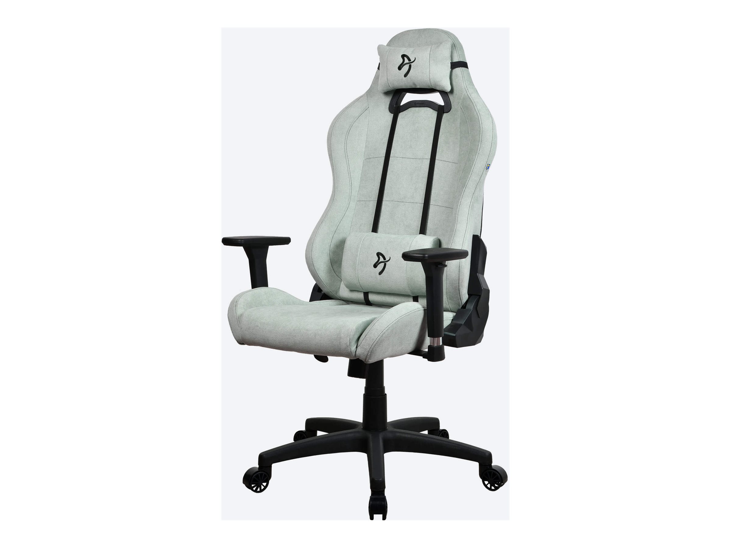 Pilt Arozzi Frame material: Metal; Wheel base: Nylon; Upholstery: Soft Fabric | Gaming Chair | Torretta SoftFabric | Pearl Green