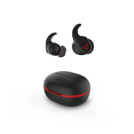 Pilt Energy Sistem | Freestyle | Earphones | Wireless | In-ear | Microphone | Wireless | Black/Red