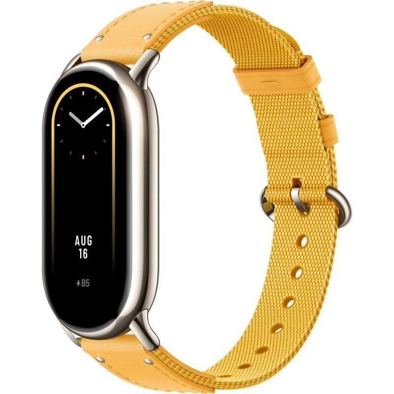 Pilt Xiaomi | Smart Band 8 Braided Strap | Yellow | Yellow | Strap material:  Nylon + leather | Adjustable length: 140-210mm