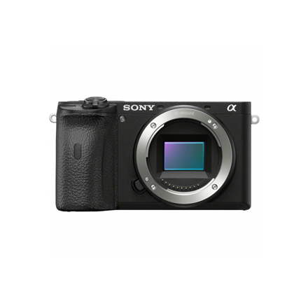 Pilt Sony ILCE-6600 E-Mount Camera, Black Sony | E-Mount Camera | ILCE-6600 | Mirrorless Camera body | 24.2 MP | ISO 102400 | Display diagonal 3.0 " | Video recording | Wi-Fi | Fast Hybrid AF | Magnification 1.07 x | Viewfinder | CMOS | Black