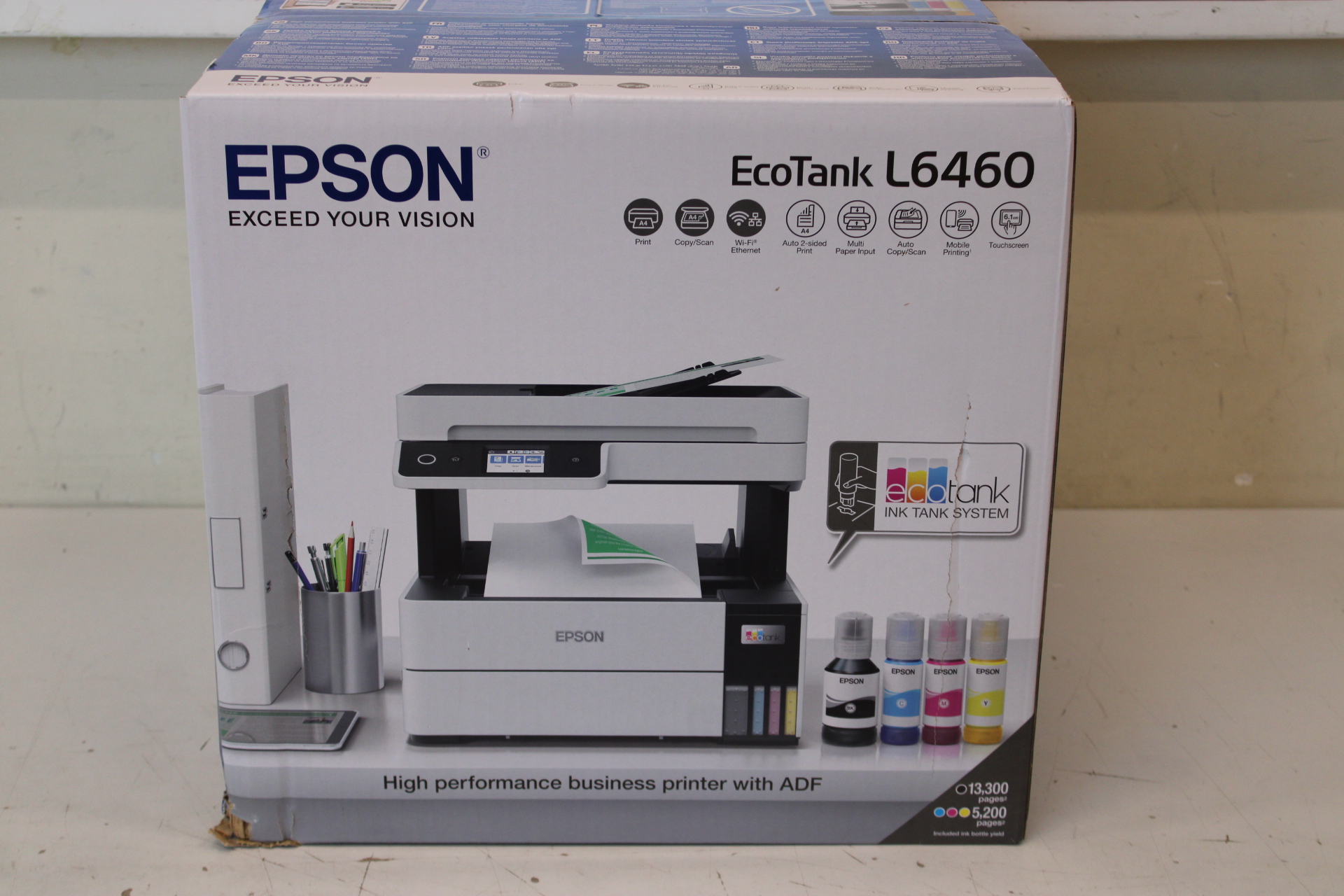 Pilt SALE OUT. Epson Multifunctional printer | EcoTank L6460 | Inkjet | Colour | 3-in-1 | Wi-Fi | Black and white | DAMAGED PACKAGING