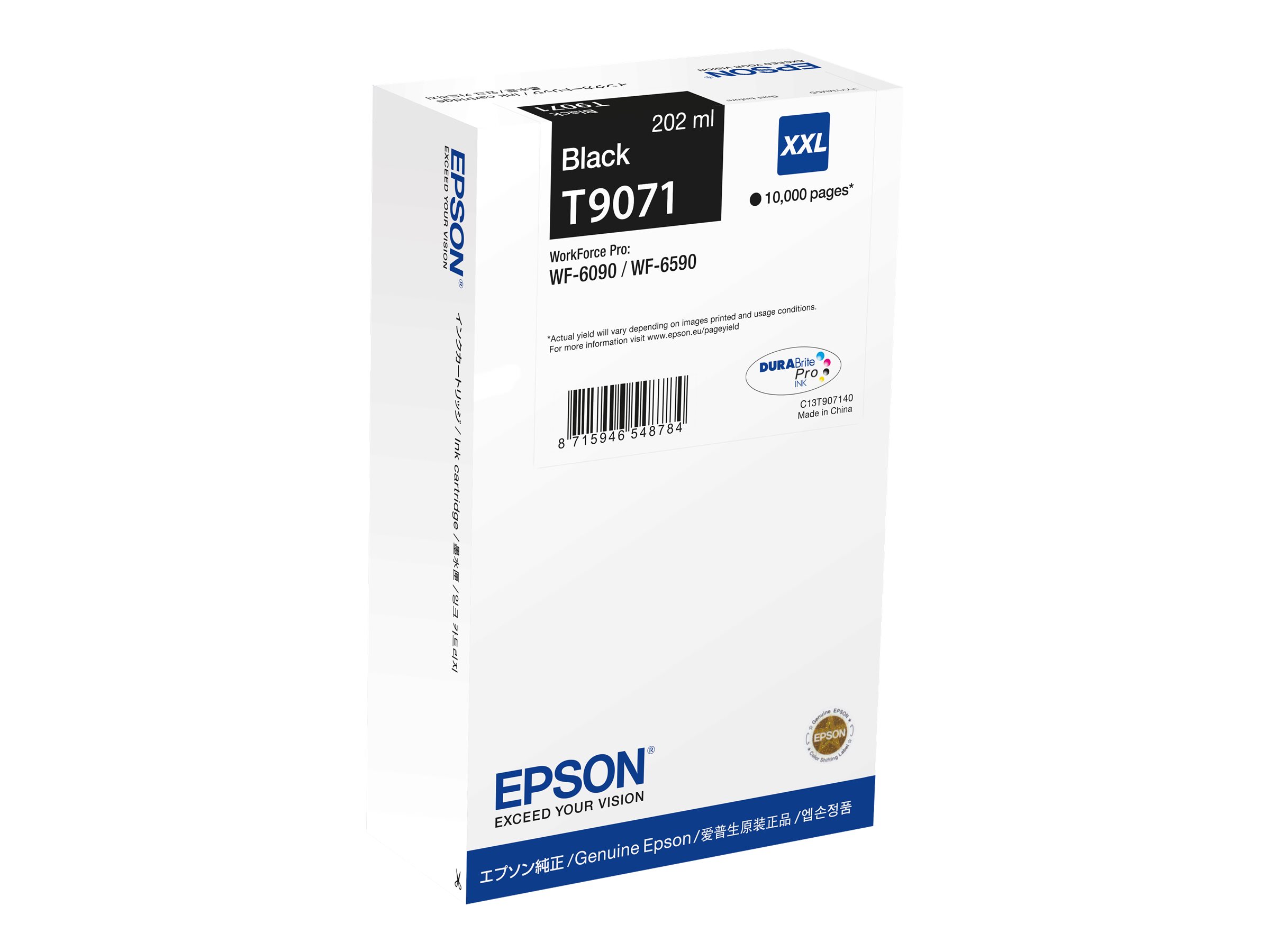 Pilt Epson C13T90714N | XXL Ink Cartridge | Black