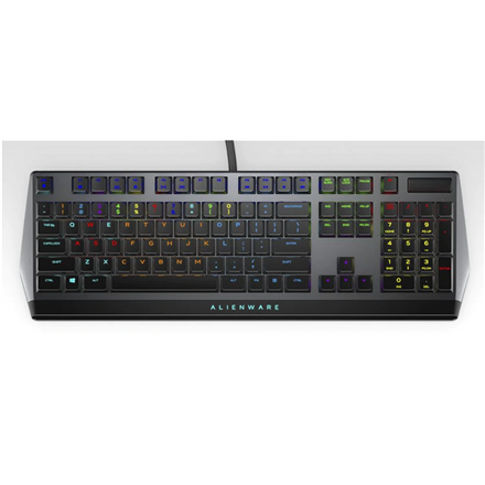 Pilt Dell | English | Numeric keypad | AW510K | Mechanical Gaming Keyboard | Alienware Gaming Keyboard | RGB LED light | EN | Dark Gray | Wired