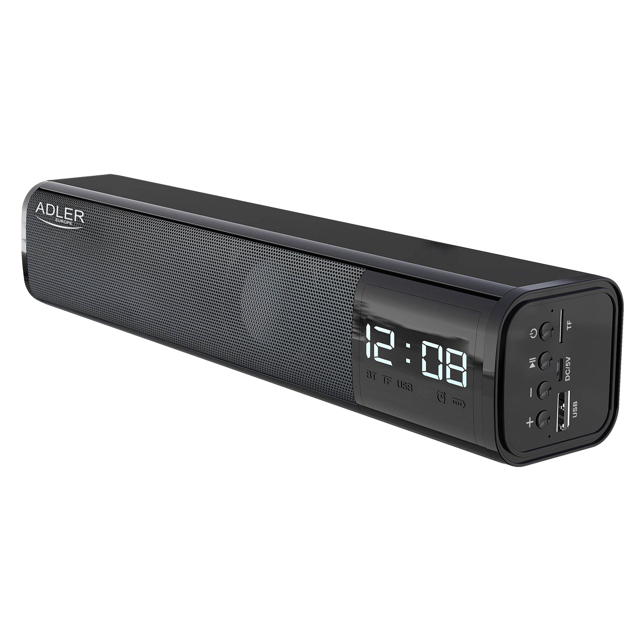 Pilt Adler | Clock Speaker | AD 1191 | W | Bluetooth | Black | Wireless connection