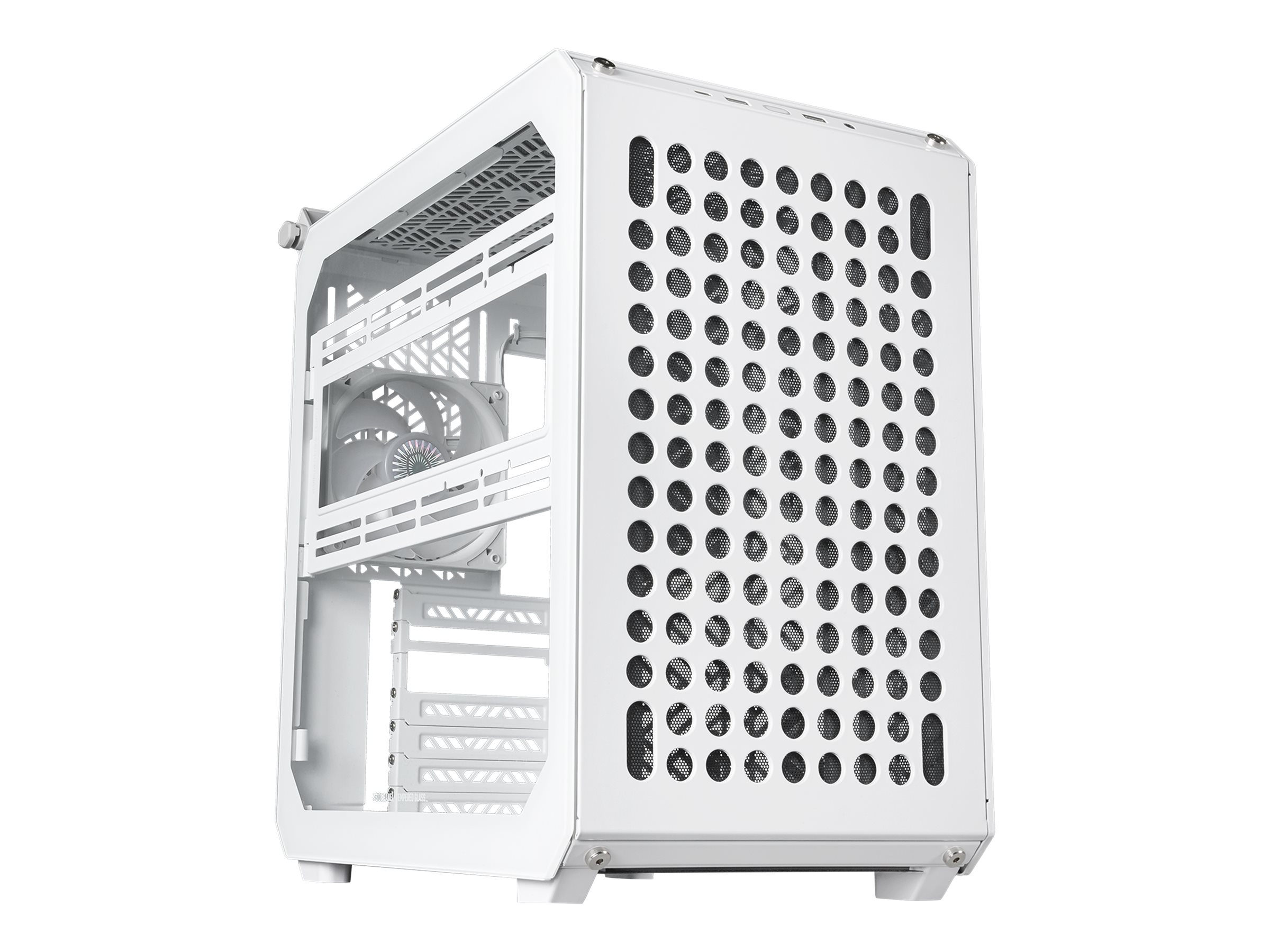 Pilt Cooler Master | PC Case | QUBE 500 Flatpack | White | Mid-Tower | Power supply included No