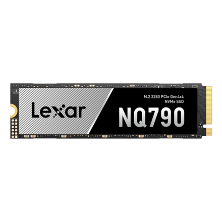 Pilt Lexar SSD | LNQ790X512G-RNNNG | 512 GB | SSD form factor M.2 | Solid-state drive interface PCIe Gen 4X4, NVMe | Read speed 6400 MB/s | Write speed 2900 MB/s
