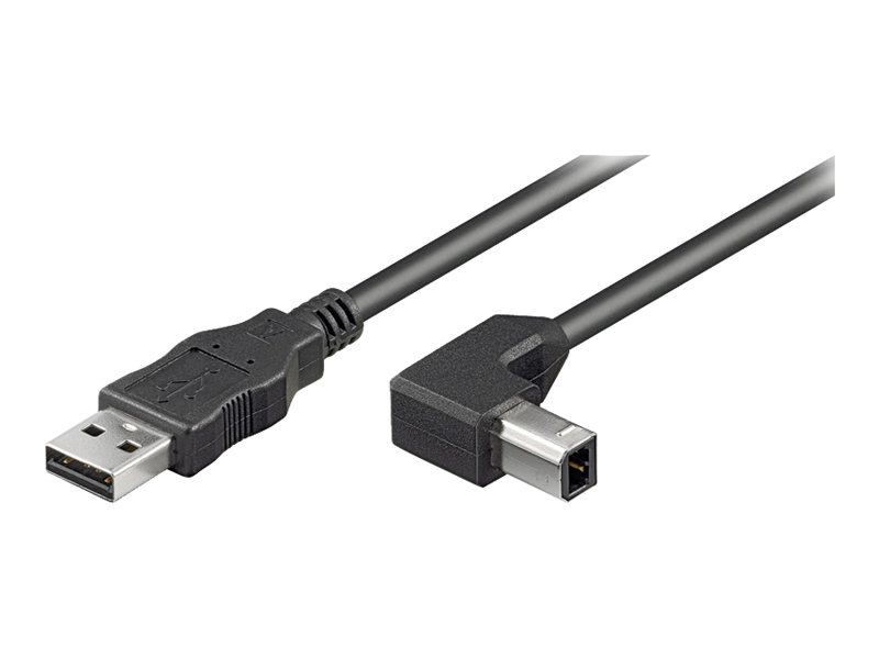 Pilt Goobay | USB 2.0 Hi-Speed Cable 90° | USB to USB