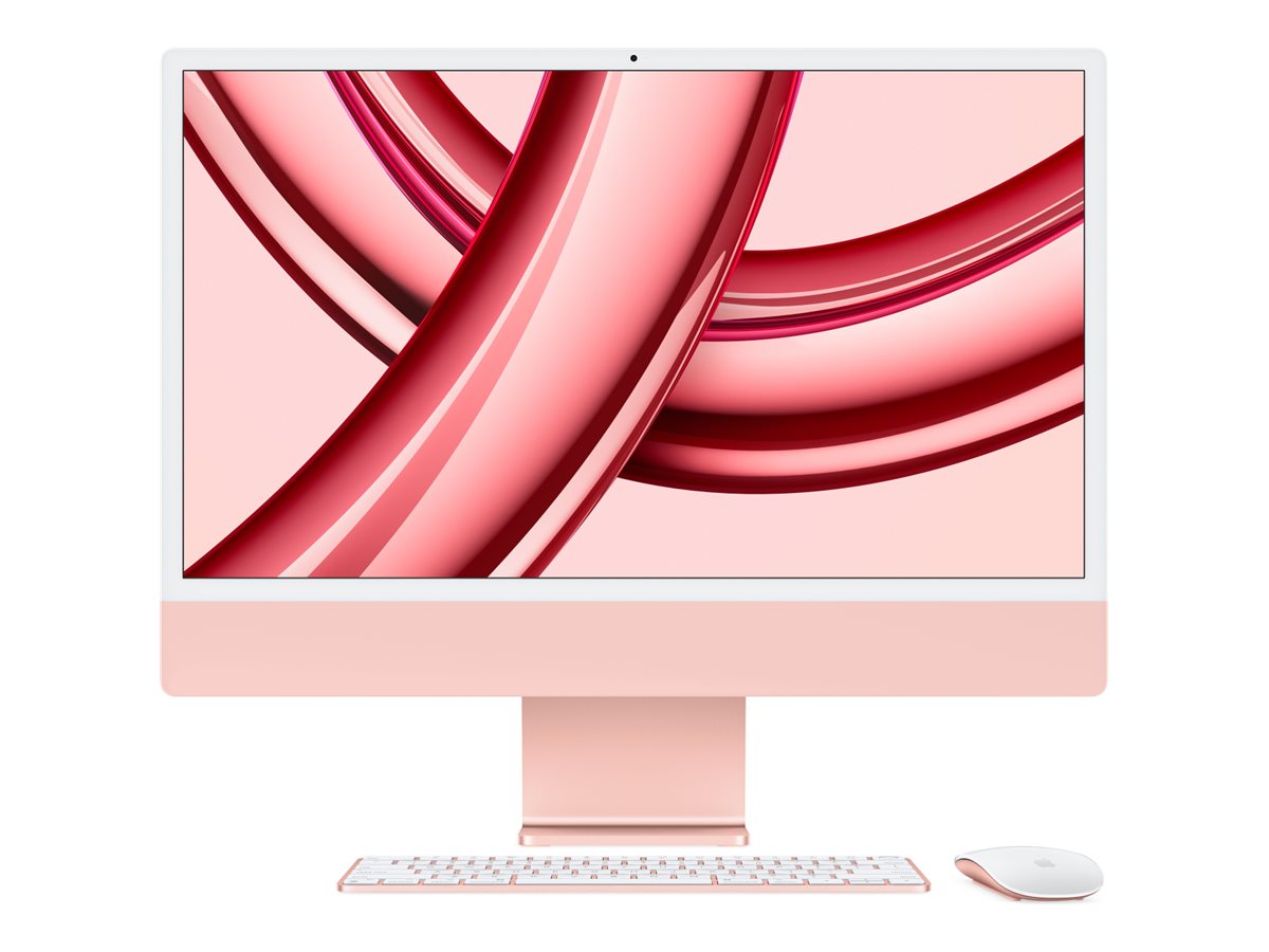 Pilt Apple iMac 24” 4.5K Retina, Apple  M3 8C CPU, 10C GPU/8GB/256GB SSD/Pink/RUS | Apple