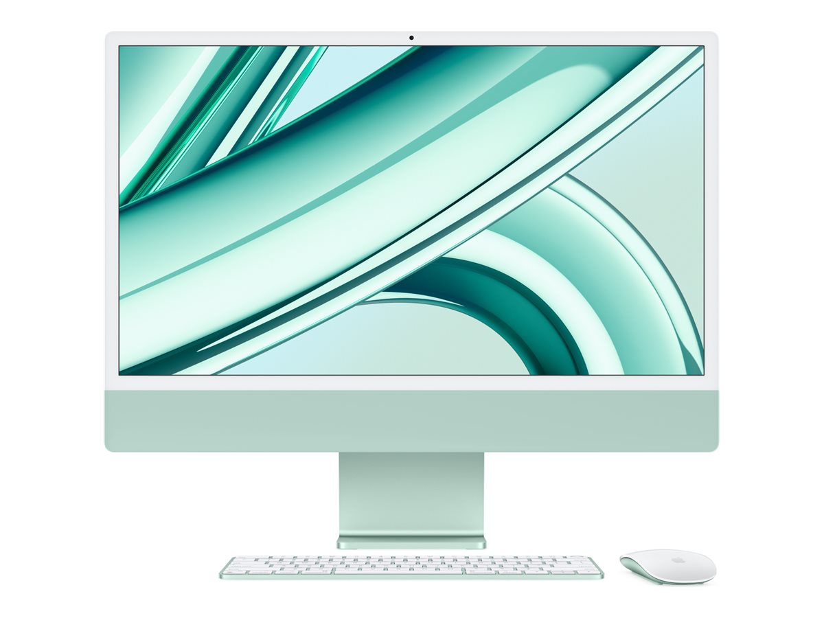 Pilt Apple iMac 24” 4.5K Retina, Apple  M3 8C CPU, 10C GPU/8GB/256GB SSD/Green/RUS Apple