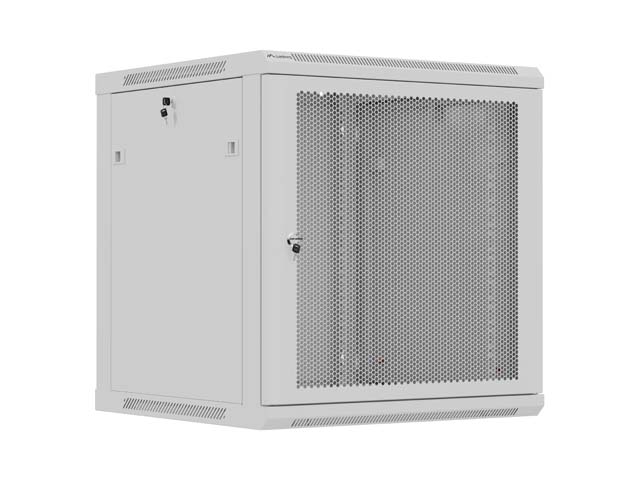 Pilt Lanberg Wall mounted installation cabinet 19" 12U 600X600 | WF01-6612-23S | Grey