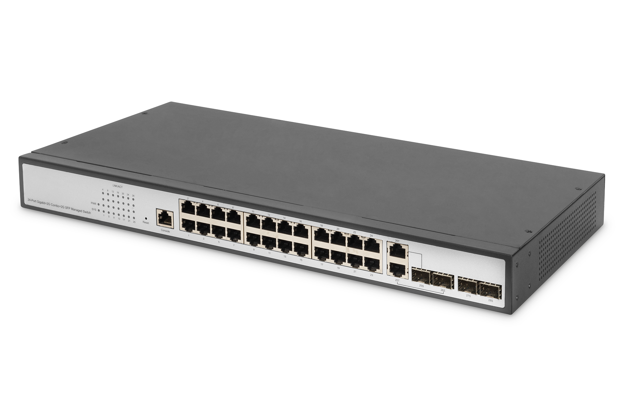 Pilt Digitus 24-Port Gigabit Switch | DN-80221-3 | Managed L2 | Desktop/Wall-mountable