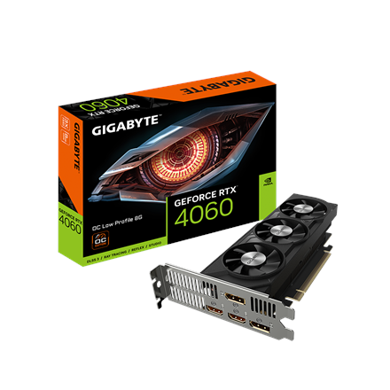 Pilt Gigabyte | GV-N4060OC-8GL 1.0 | NVIDIA | 8 GB | GeForce RTX 4060 | GDDR6 | PCI-E 4.0