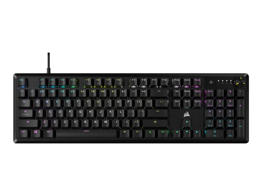 Pilt Corsair | Mechanical Gaming Keyboard | K70 CORE RGB | Gaming keyboard | Wired | N/A | Black | USB Type-A | RED