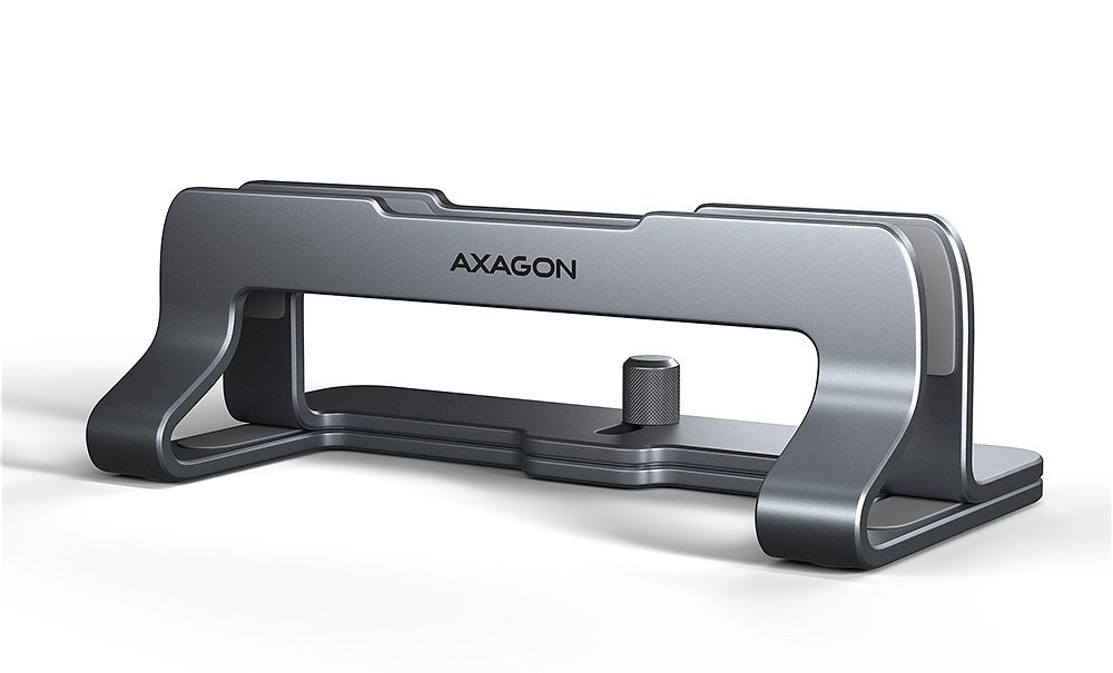 Pilt AXAGON STND-VG vertical stand for laptops and tablets | Adjustable width | 10-17.3 " | Grey