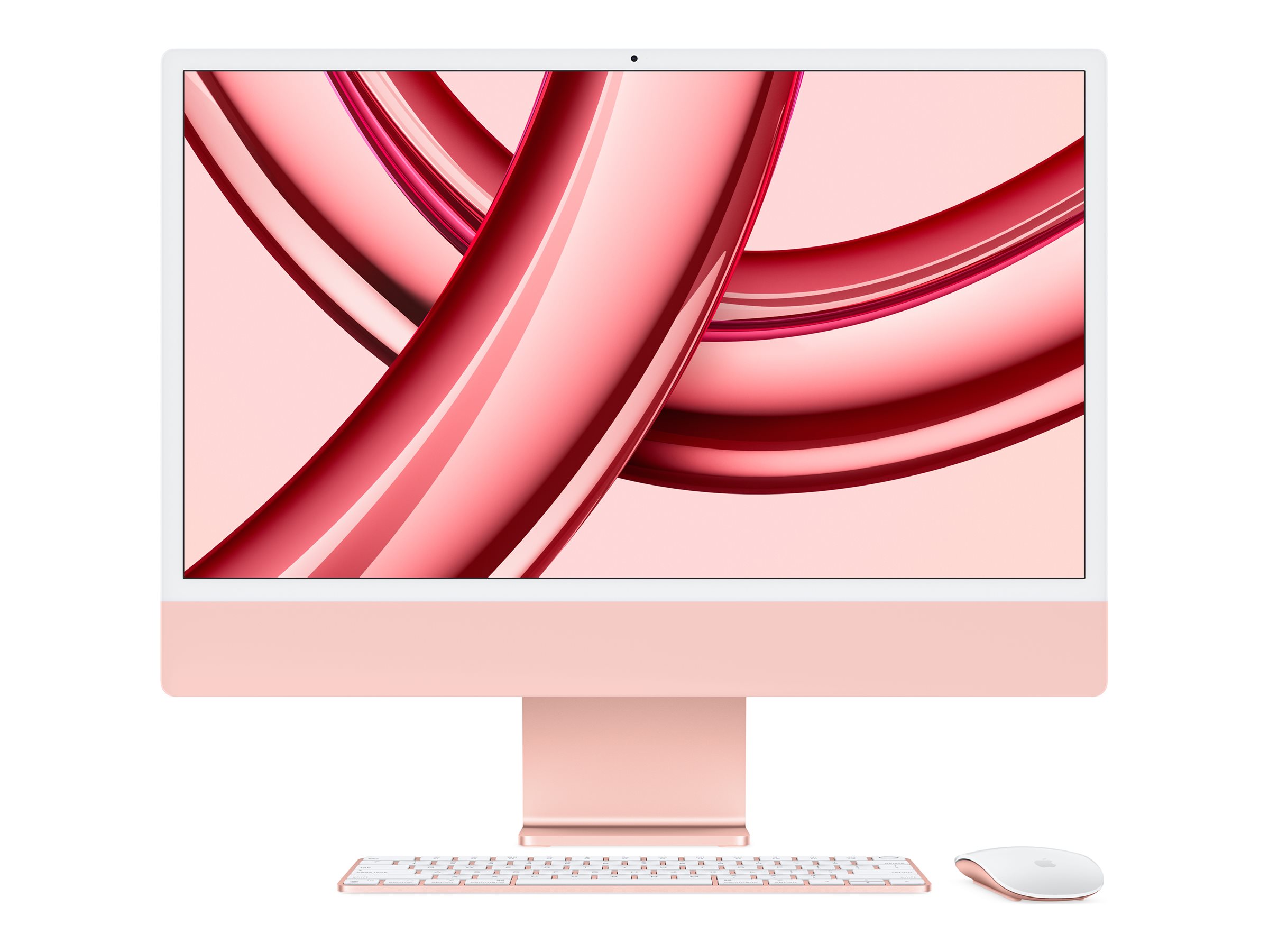 Pilt Apple iMac 24” 4.5K Retina, Apple  M3 8C CPU, 8C GPU/8GB/256GB SSD/Pink/SWE | Apple